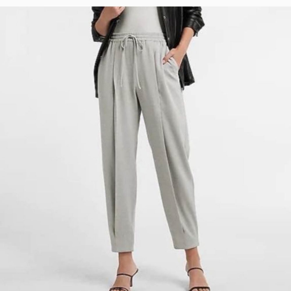 Express cropped dressy or casual dress pant trousers